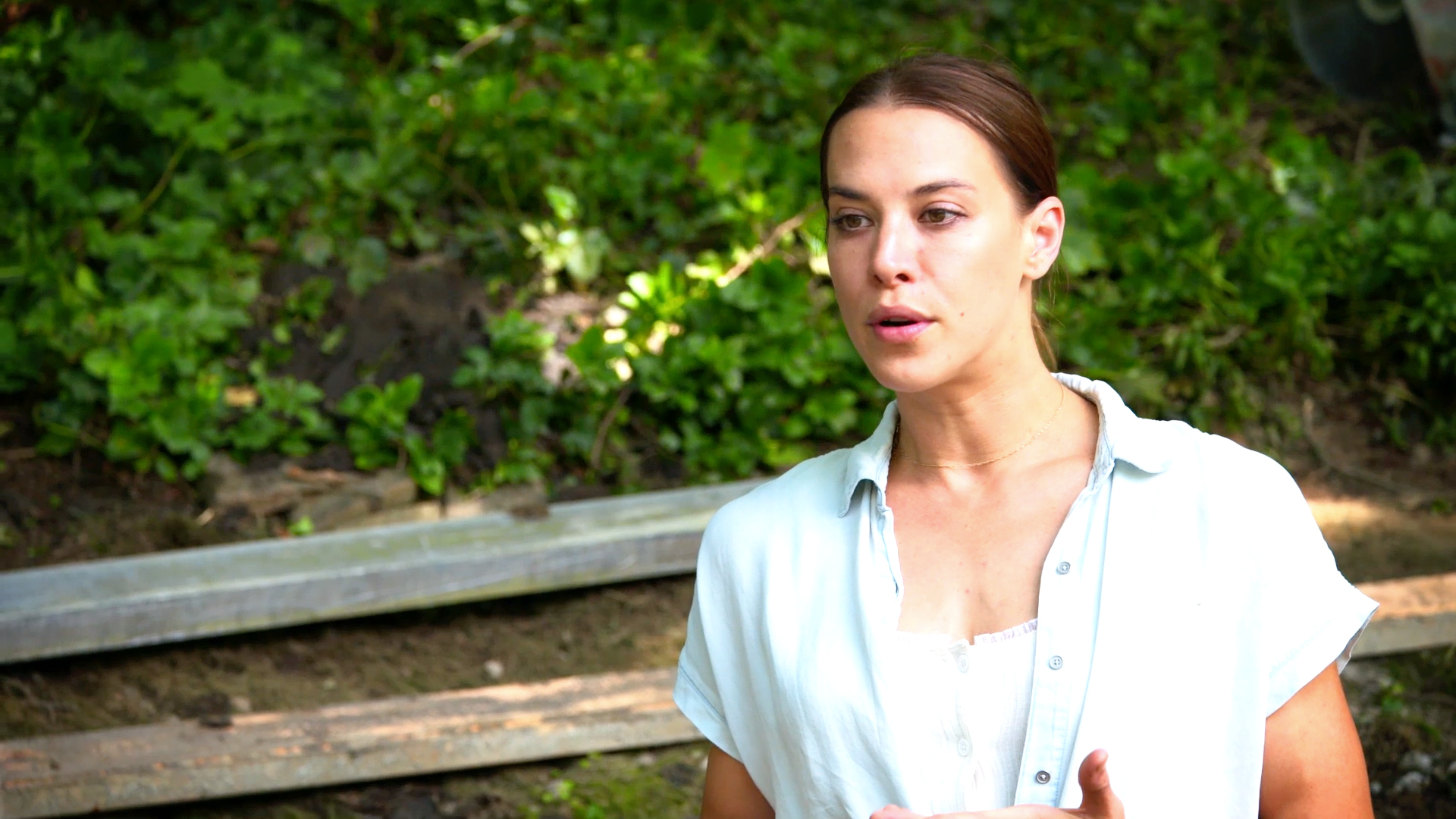 Watch This Backyard Envy Couple Is Stuck Between A Shower And A